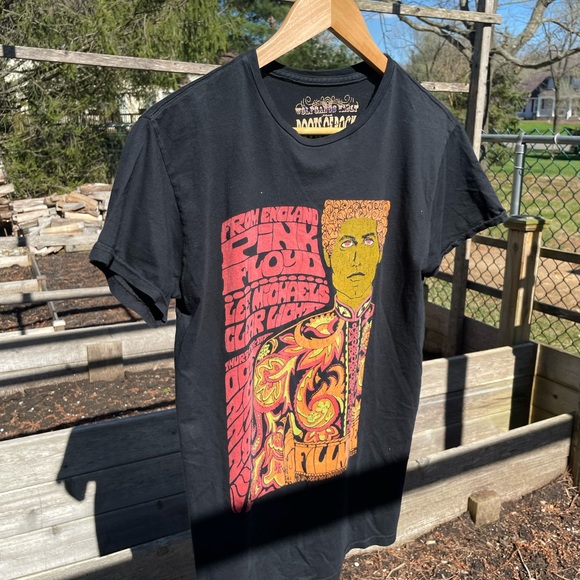 Pink Floyd Roots of Rock S/S Black Multi-Color T-Shirt Size - Picture 1 of 6